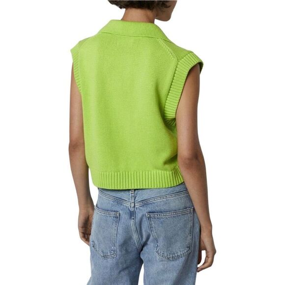Velvet by Graham & Spencer Avalon Neon Sweater Tank Large *Flawed Gem* - Picture 4 of 10
